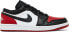 Фото #1 товара [553558-161] Mens Air Jordan Retro 1 Low 'Bred Toe 2.0'