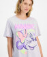 ფოტო #3 პროდუქტის Juniors' Minnie Wink Sketch Graphic T-Shirt
