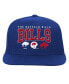 Фото #3 товара Big Boys and Girls Royal Buffalo Bills Champ Stack Flat Brim Snapback Hat