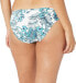 Фото #2 товара La Blanca 288932 Women's Hipster Bikini Bottom, Aquamarine/Tranquility Palm, 4