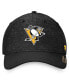 ფოტო #2 პროდუქტის Men's Black Pittsburgh Penguins Authentic Pro Rink Flex Hat