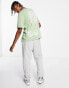 Фото #4 товара Bolongaro Trevor oversized t-shirt with back print in green