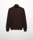 Men's 100% Merino Wool Turtleneck Sweater