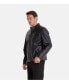 Men's Cruiser Style Genuine Leather Jacket, Black