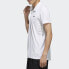 Фото #6 товара adidas 训练运动短袖Polo衫 男款 白色 / Поло Adidas Trendy_Clothing FL0332