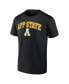 Men's Black Appalachian State Mountaineers Campus T-shirt