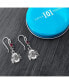 ფოტო #2 პროდუქტის Women's Ohio State Buckeyes Dangle Crystal Earrings