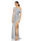 ფოტო #2 პროდუქტის Women's Ieena Sequined Drop Shoulder Gown