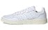 Фото #2 товара adidas originals Super Court Blanc 耐磨包裹性 低帮 板鞋 男女同款 白 / Кроссовки Adidas originals Super EE6325