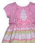 ფოტო #3 პროდუქტის Baby Girls Short Sleeved Cardigan Dress