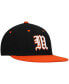 Men's Black and Orange Miami Hurricanes On-Field Baseball Fitted Hat