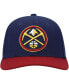 Men's Navy, Red Denver Nuggets MVP Team Two-Tone 2.0 Stretch-Snapback Hat