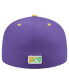 Фото #2 товара Men's Purple Biloxi Shuckers Theme Night King Cakes 59FIFTY Fitted Hat