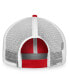 Фото #4 товара Men's Red, White Washington Capitals Slouch Core Primary Trucker Snapback Hat