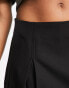 Фото #8 товара Only pleat detail mini skirt in black