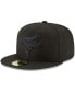 Фото #1 товара Men's Black Toronto Blue Jays Primary Logo Basic 59FIFTY Fitted Hat
