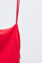 Фото #8 товара Платье в бельевом стиле с драпировкой ZARA