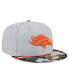 Фото #2 товара Men's Gray Denver Broncos Active Camo 59fifty Fitted Hat