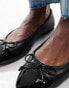 New Look ballet flat with toe cap in black