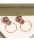 Фото #2 товара Women's Gold Oriental Drop Earrings