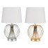 Desk lamp DKD Home Decor 32.5 x 32.5 x 52 cm Metal White 220 V 50 W (2 Units)