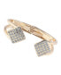 ფოტო #1 პროდუქტის Women's Geometric Block Bangle Bracelet