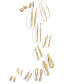 ფოტო #2 პროდუქტის Glitter Wavy Hoop Earrings in 14k Gold