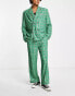 Reclaimed Vintage boxy cropped blazer in green check co-ord 86 - фото #2