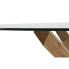 Фото #5 товара Обеденный стол Home ESPRIT Натуральный Каленое стекло древесина дуба 130 x 130 x 75 cm