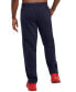 Фото #2 товара Men's Big & Tall Powerblend Open Bottom Fleece Sweatpants