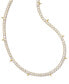 Kendra Scott 14k Gold-Plated Spike Cubic Zirconia 17" Adjustable Tennis Necklace