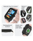 ფოტო #2 პროდუქტის Unisex Blush Silicone Strap Smartwatch 37.5mm