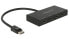 Delock 87694 - DisplayPort - 4x DisplayPort - 3840 x 2160 pixels - Black - Metal - 0.3 m
