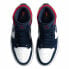 Фото #6 товара Кроссовки Nike Air Jordan 1 Mid SE USA (Белый, Синий)