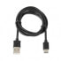 iBOX IKUMTC - 1 m - USB A - USB C - USB 3.2 Gen 1 (3.1 Gen 1) - Male/Male - Black