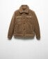 ფოტო #3 პროდუქტის Men's Shearling-Lined Jacket