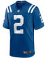 Фото #3 товара Men's Carson Wentz Royal Indianapolis Colts Game Jersey