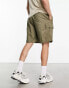 Фото #2 товара Weekday loose fit cargo shorts in khaki