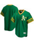 Фото #1 товара Men's Kelly Green Oakland Athletics Road Cooperstown Collection Team Jersey