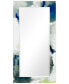 Фото #1 товара 'Ephemeral' Rectangular On Free Floating Printed Tempered Art Glass Beveled Mirror, 54" x 28"