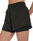 Фото #4 товара Women's Solid Double-Layer Training Shorts