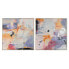 Фото #1 товара Картина Home ESPRIT Абстракция современный 80 x 3,5 x 80 cm (2 штук)