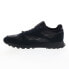 Reebok Classic Leather Mens Black Suede Lifestyle Sneakers Shoes