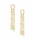 ფოტო #1 პროდუქტის Imitation Pearly Gates Earrings in 18K Gold Plating