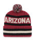 Фото #3 товара Men's '47 Cardinal Arizona Cardinals Bering Cuffed Knit Hat with Pom