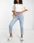 Фото #8 товара Topshop straight jeans in grey cast bleach