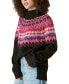 Фото #2 товара Women's Fair Isle Turtleneck Sweater