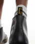 Dr Martens unisex 101 Bex 6 eye boots in black smooth leather