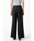 Women's Pleated Wide Pants with Belt