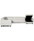 Фото #1 товара Silvanah 6-Pc. Leather Sectional with Storage Chaise and 3 Power Recliners, Created for Macy's